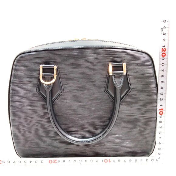 Louis Vuitton LV Hand Bag Sabron Black Epi 600-080925 - Picture 2 of 14